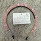 Pink pearls headband