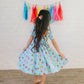 Classic Twirl Dress in Back To School Print