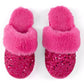 FIESTA SLIPPERS, MAGENTA