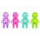 Glittered Doll Squeeze Toy