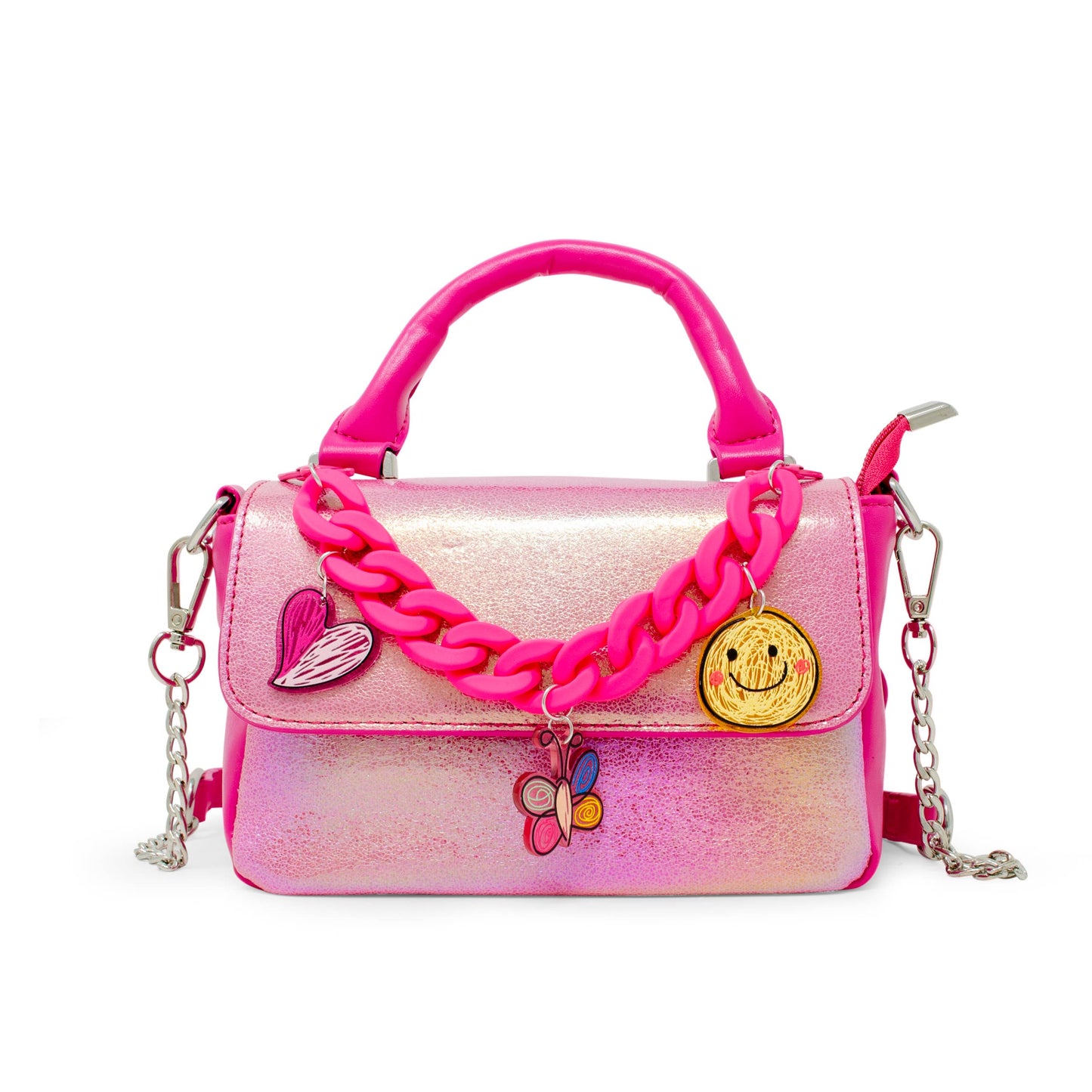 Shiny Baguette Jumbo Chain Bag