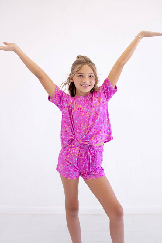 Neon Smiley Set