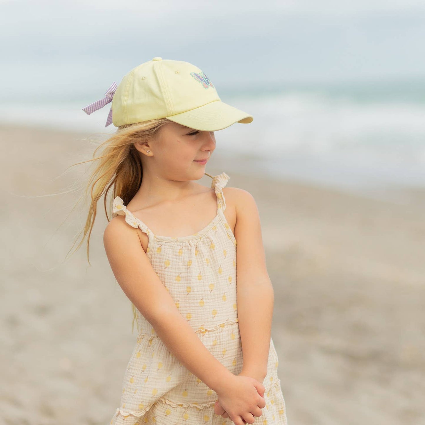 Butterfly Bow Baseball Hat (Girls)