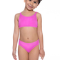 High Shine Plus Two Piece Swimsuit - Barbie Pink