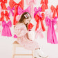 Bows, Hug Me & Checkered Snap Clip Set