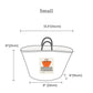 Multicolor Heart Straw Basket