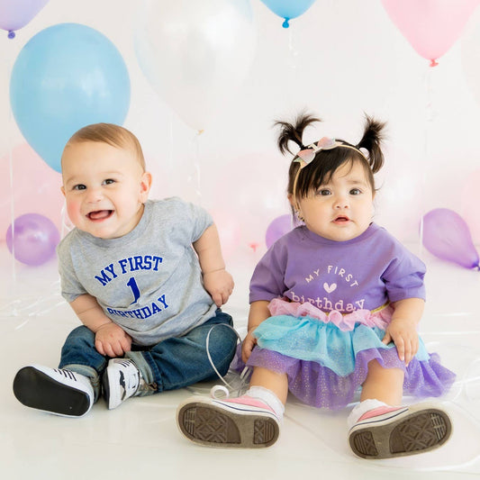 My First Birthday Short Sleeve T-Shirt - Kids Birthday