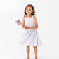 Rosita Dress in Patriotic Flags| Pocket Twirl Dress