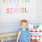 {Rainbow} First Day of School Banner