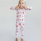 Christmas Bamboo Kids Two Piece Set | Bows & Candy Cane