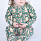 Christmas Cookies Convertible Bamboo Pajamas for Babies, Holiday Family Matching Pajamas, Bamboo PJs