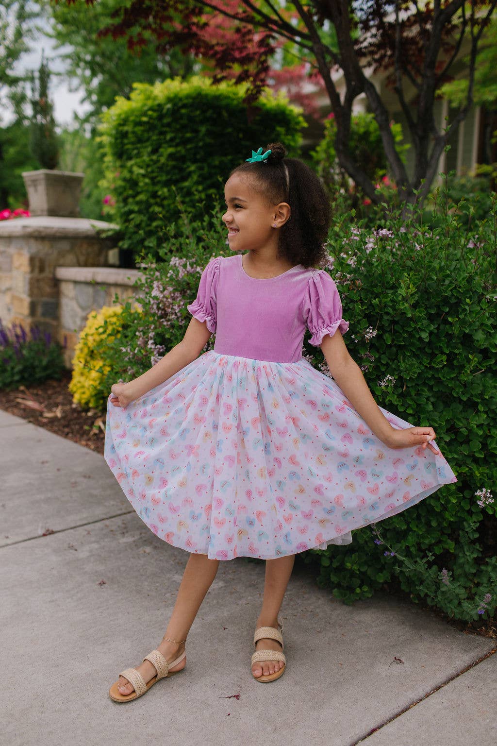 Rose Dress in Candy Hearts