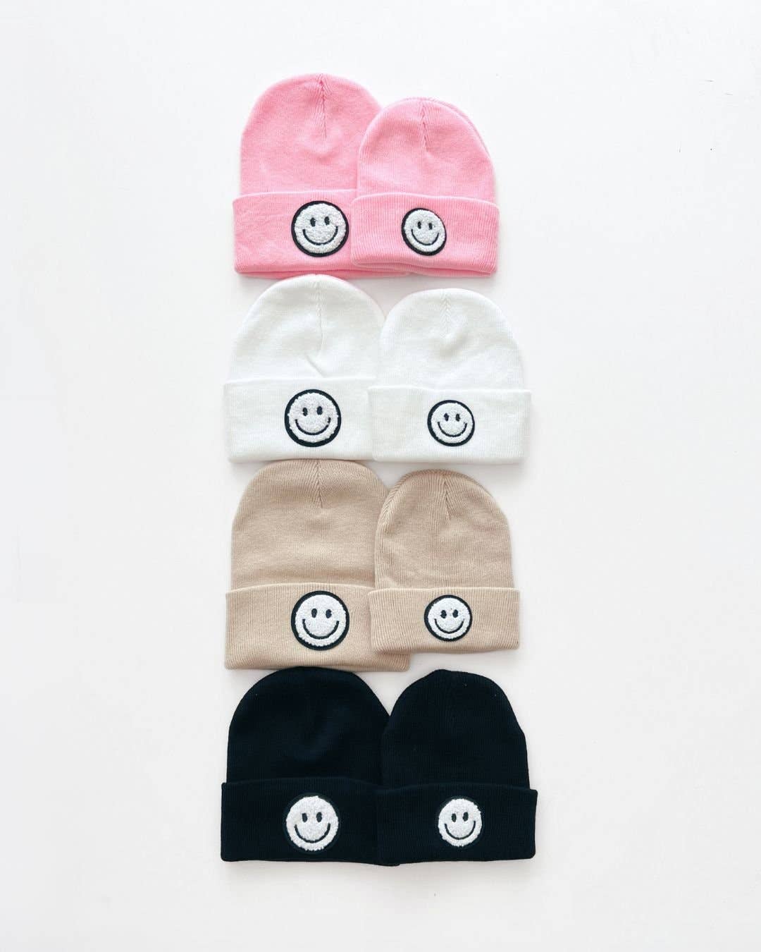 Smiley Baby & Kids Beanie | Black