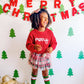 Christmas Plaid Tulle Bow Clip - Kids Holiday Hair Clip