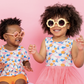 Kids + Baby Tulle Tutu Dress - Clementine Fruit Summer Dress