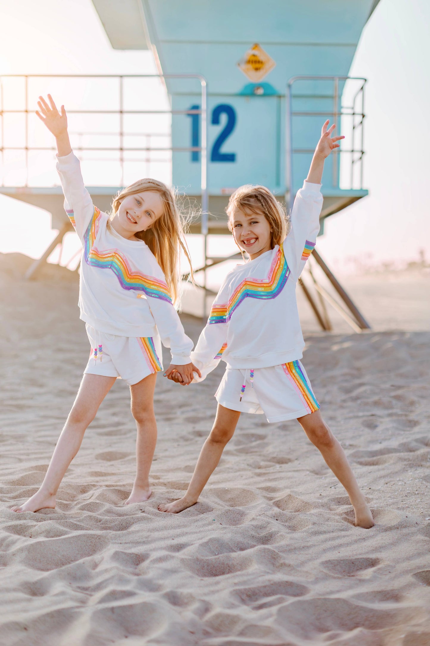 Long Sleeve Sparkle Stripe Set