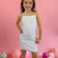 White Sequin Dress 