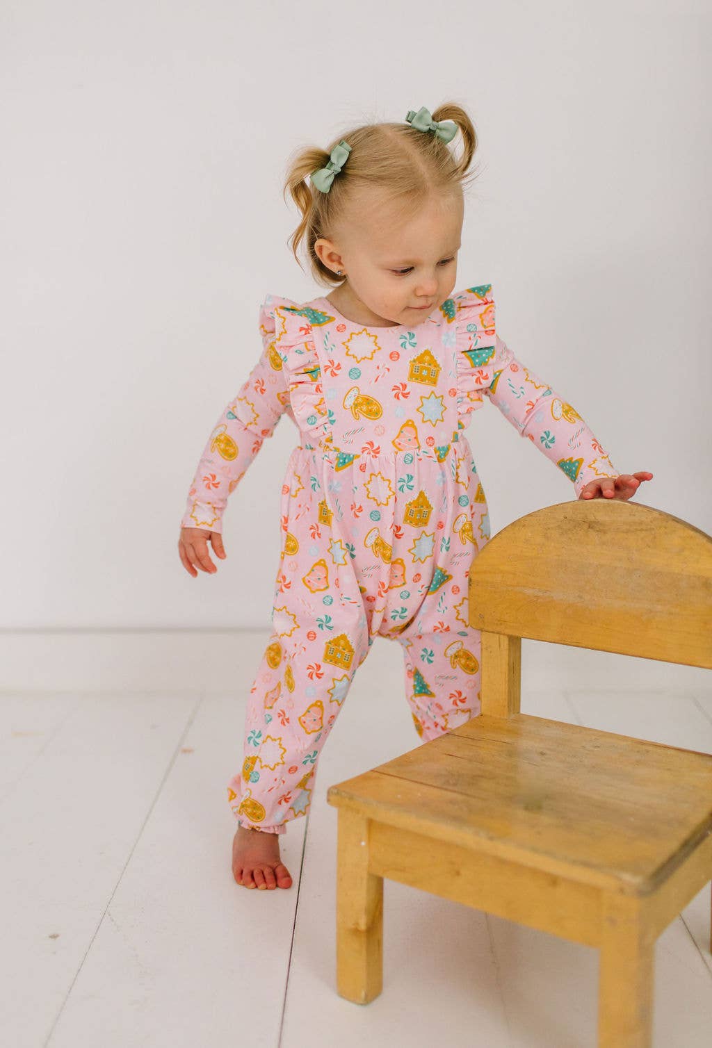 Christmas cookie rompers