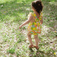 Sixties Summer Floral Pinafore Baby Romper - Baby Clothes