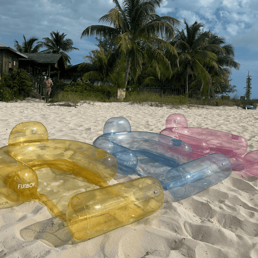 Yellow Mesh Chair Pool Float