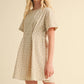 DROP SHOULDER DRESS