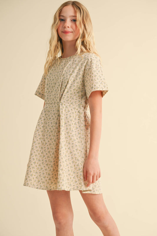 DROP SHOULDER DRESS