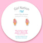 CLIP ON Cutie Earrings- Soft Serve Swirl