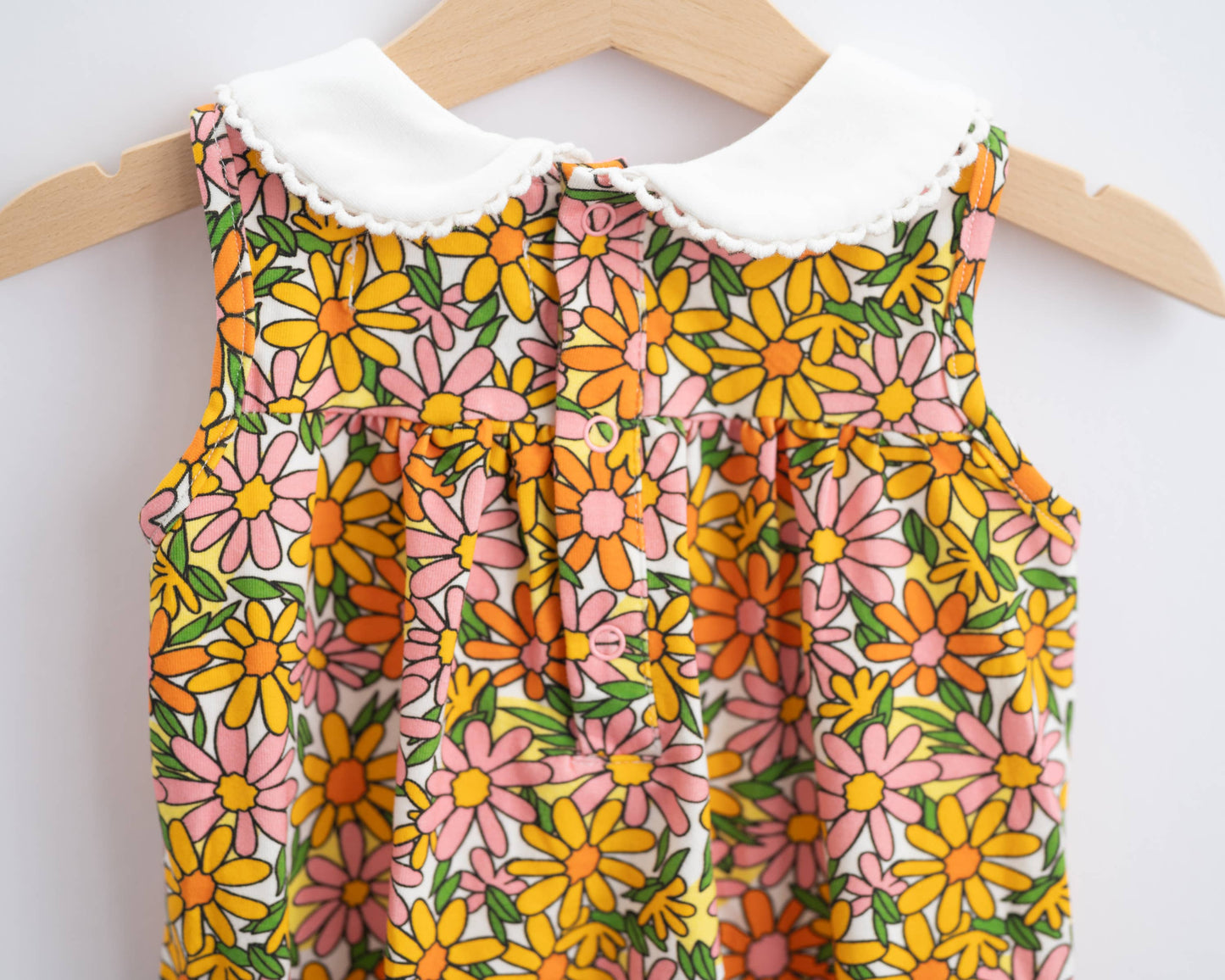 Summer Daisy Baby Girl Romper