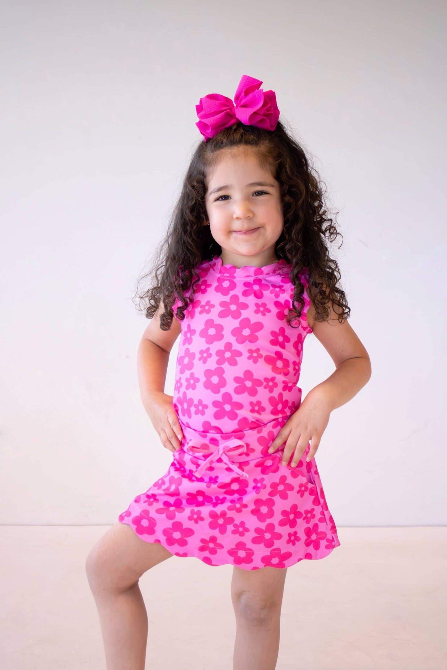 Scalloped Skirt Set- Pretty in Pink