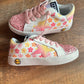 Spring Flowers Ombré Star Sneakers 