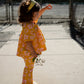 Printed Jersey Knit Bell Bottoms Two Groovy Birthday Outfit