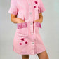 Pink Denim Dress