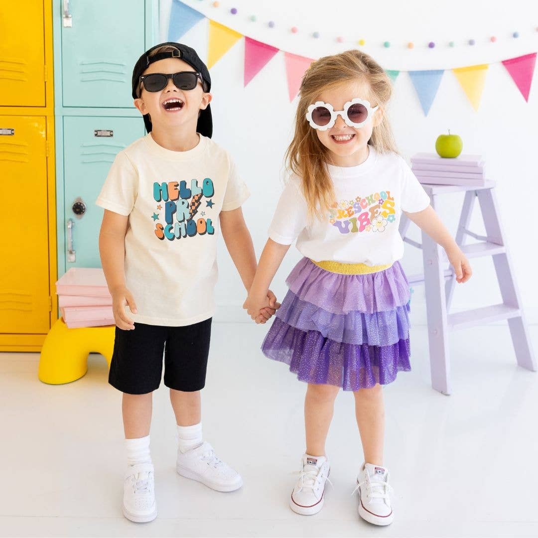Hello Preschool Short Sleeve T-Shirt - Back to School Kids