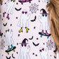 Kids Bamboo Pajamas -Ghouls Night out - Halloween - Coral