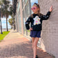 Embellished Ghost Halloween Crewneck