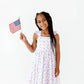 Rosita Dress in Patriotic Flags| Pocket Twirl Dress