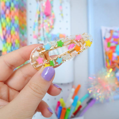 Magic Wand Resin Hair Clips