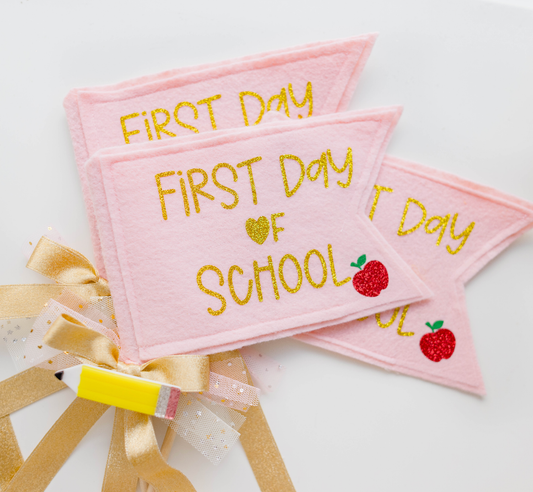 First Day Of School Flag