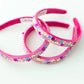 Beaded Headband - Pink Pizazz