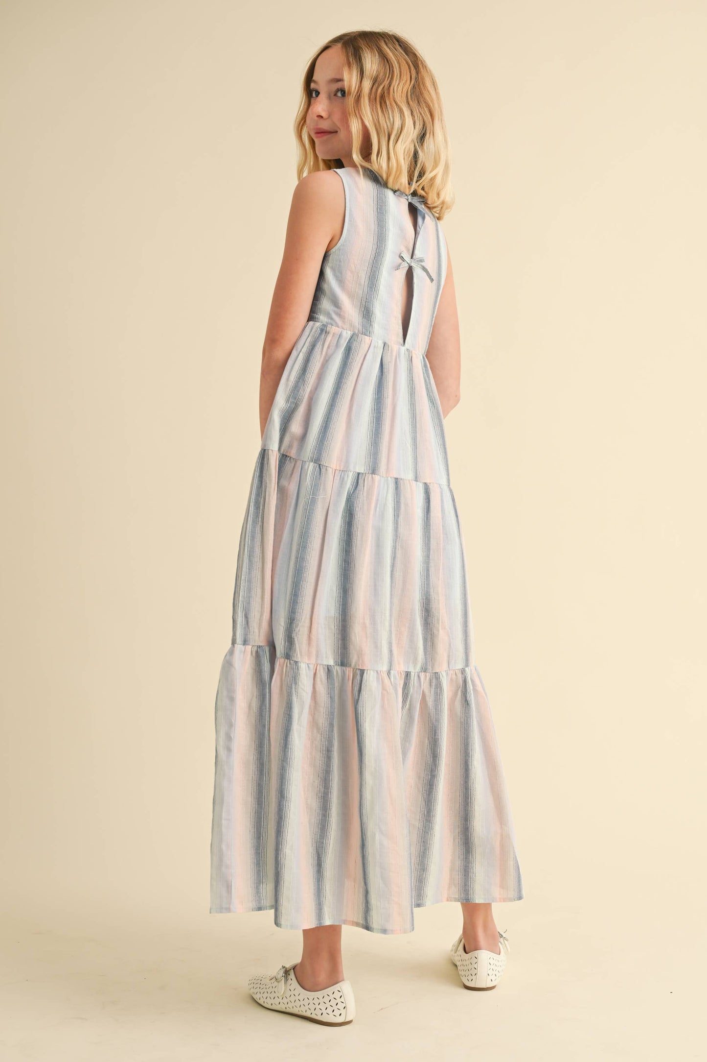 TIERED MAXI DRESS (7-14)
