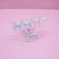 Medium Wavy Iridescent Hair Claw Clip