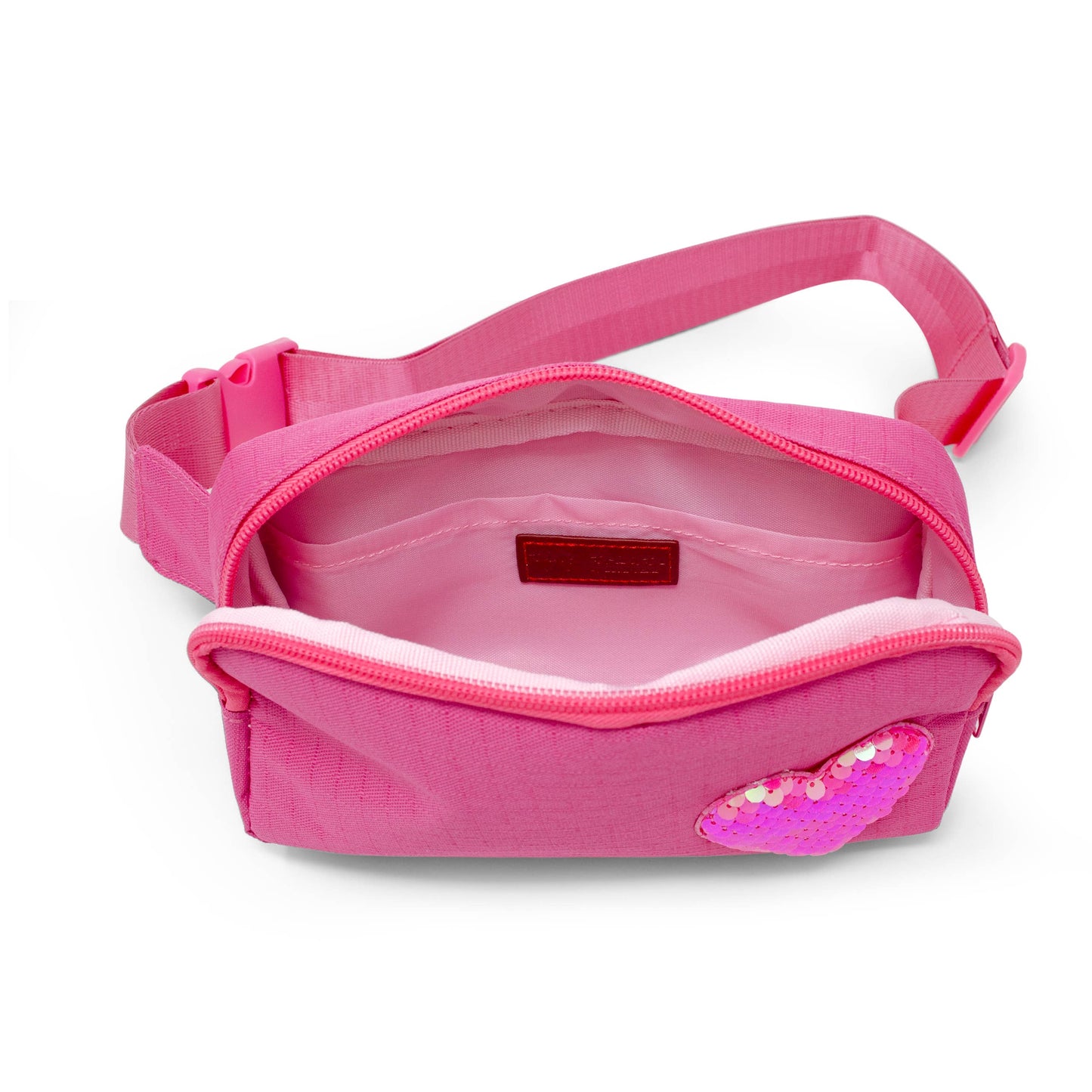 Sequin Heart Crossbody Sling Bag for Kids