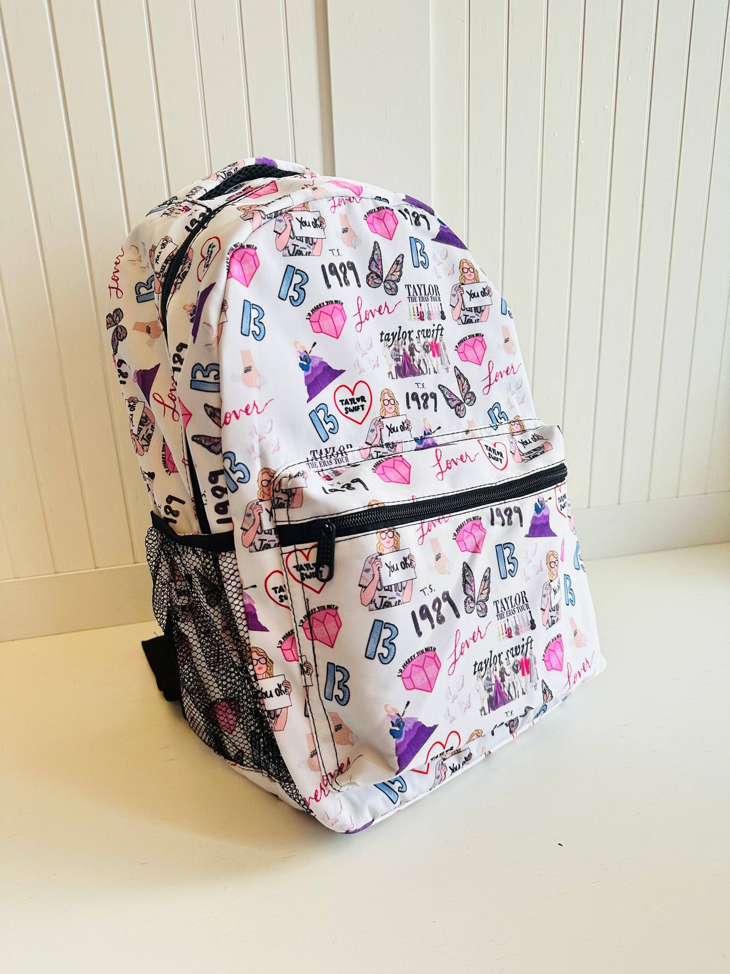 Swiftie Collage BackPack - White 