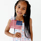 Rosita Dress in Patriotic Flags| Pocket Twirl Dress
