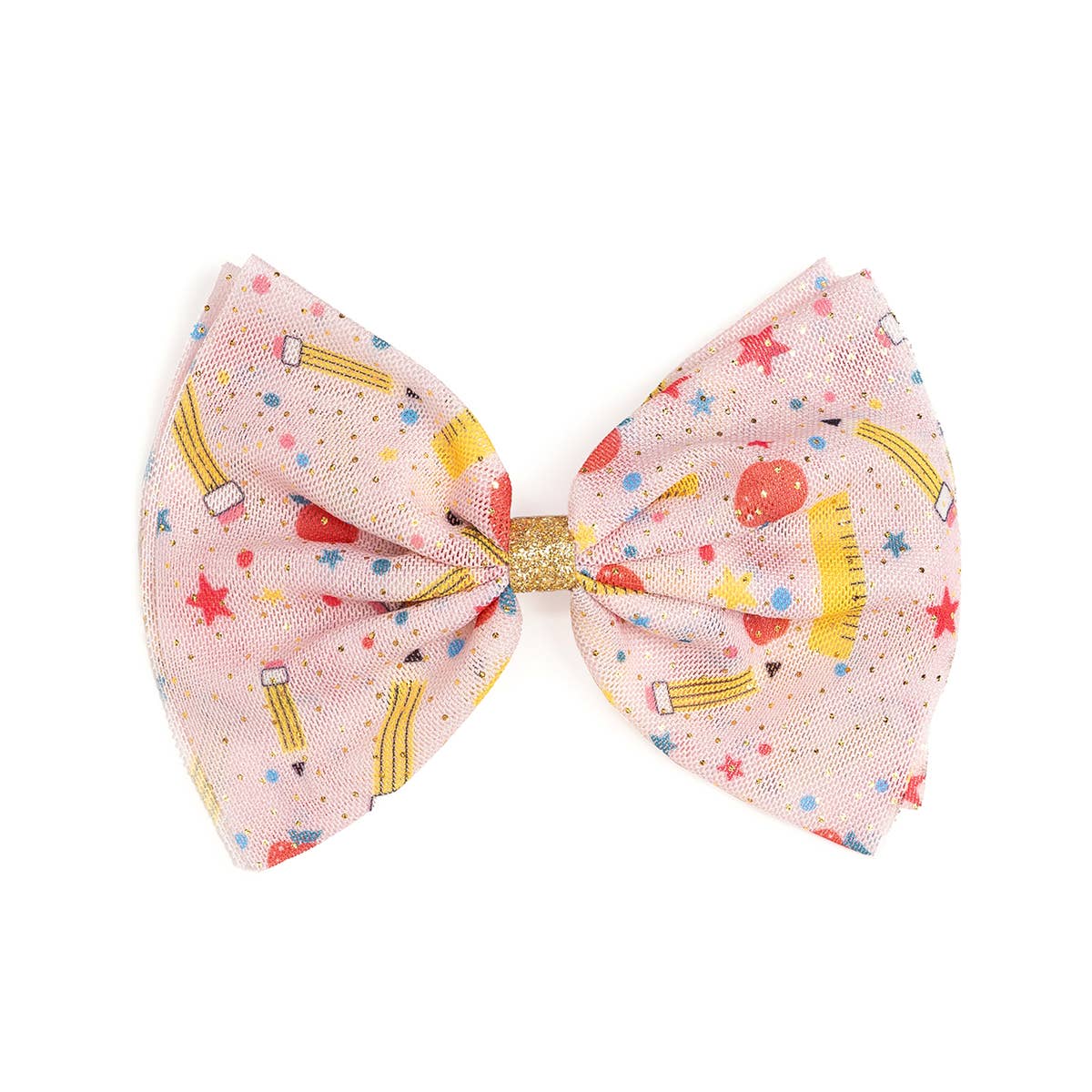 School Days Bow Clip - Back To School Kids Hair Clip