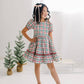 Holiday plaid dress