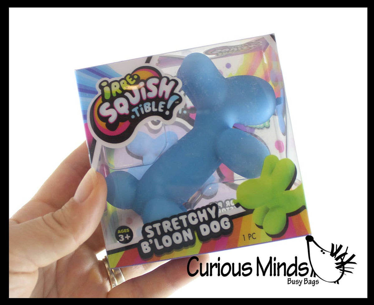1 Scented Balloon Dog Crunchy Sand Filled Stress Ball - Cute