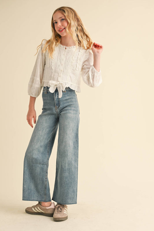 BUTTON DOWN BLOUSE
