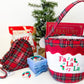 Heart Purse, Red Plaid