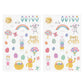 EASTER | Kids Easter inspired metallic tattoo stickers